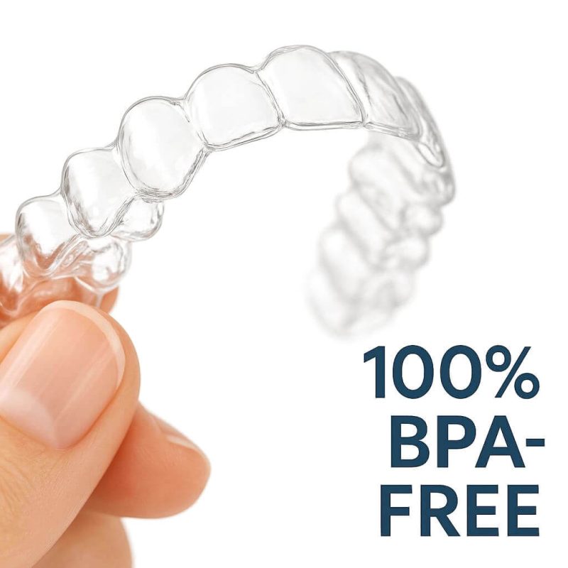Clear Retainer with Brackets - Realistic Fake Braces Retainer ...